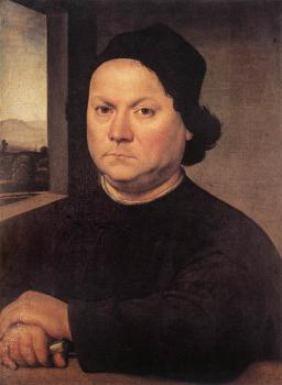 洛倫佐 迪 尅雷蒂 Portrait of Perugino